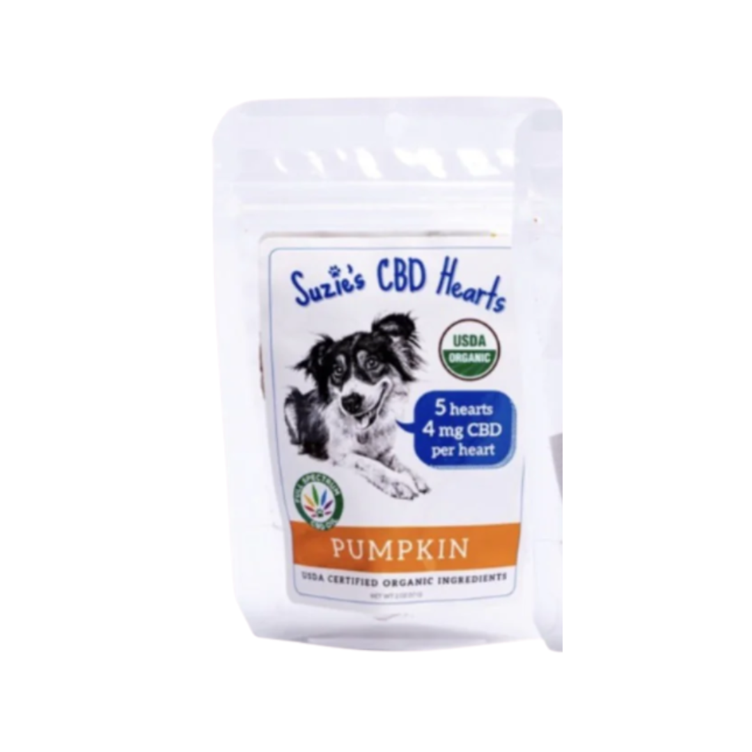 Suzie's Pet | CBD Treats | 4mg Dog Biscuits - 5 Count / 5ct/Pumpkin